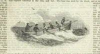 An illustration from Tales of Shipwrecks and Adventures at Sea: ... with celebrated voyages, amusing tales ... and ... anecdotes. Illustrated with ... engravings ... Edited by J. L. No. 1-59 (1846)