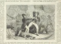An illustration from Tales of Shipwrecks and Adventures at Sea: ... with celebrated voyages, amusing tales ... and ... anecdotes. Illustrated with ... engravings ... Edited by J. L. No. 1-59 (1846)