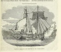 An illustration from Tales of Shipwrecks and Adventures at Sea: ... with celebrated voyages, amusing tales ... and ... anecdotes. Illustrated with ... engravings ... Edited by J. L. No. 1-59 (1846)