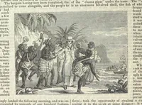 An illustration from Tales of Shipwrecks and Adventures at Sea: ... with celebrated voyages, amusing tales ... and ... anecdotes. Illustrated with ... engravings ... Edited by J. L. No. 1-59 (1846)