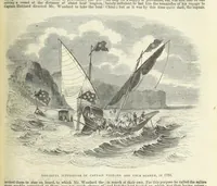 An illustration from Tales of Shipwrecks and Adventures at Sea: ... with celebrated voyages, amusing tales ... and ... anecdotes. Illustrated with ... engravings ... Edited by J. L. No. 1-59 (1846)