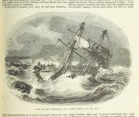 An illustration from Tales of Shipwrecks and Adventures at Sea: ... with celebrated voyages, amusing tales ... and ... anecdotes. Illustrated with ... engravings ... Edited by J. L. No. 1-59 (1846)