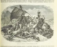 An illustration from Tales of Shipwrecks and Adventures at Sea: ... with celebrated voyages, amusing tales ... and ... anecdotes. Illustrated with ... engravings ... Edited by J. L. No. 1-59 (1846)