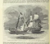 An illustration from Tales of Shipwrecks and Adventures at Sea: ... with celebrated voyages, amusing tales ... and ... anecdotes. Illustrated with ... engravings ... Edited by J. L. No. 1-59 (1846)
