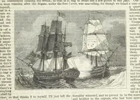 An illustration from Tales of Shipwrecks and Adventures at Sea: ... with celebrated voyages, amusing tales ... and ... anecdotes. Illustrated with ... engravings ... Edited by J. L. No. 1-59 (1846)