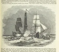 An illustration from Tales of Shipwrecks and Adventures at Sea: ... with celebrated voyages, amusing tales ... and ... anecdotes. Illustrated with ... engravings ... Edited by J. L. No. 1-59 (1846)
