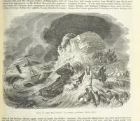 An illustration from Tales of Shipwrecks and Adventures at Sea: ... with celebrated voyages, amusing tales ... and ... anecdotes. Illustrated with ... engravings ... Edited by J. L. No. 1-59 (1846)