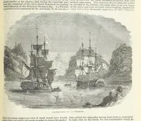 An illustration from Tales of Shipwrecks and Adventures at Sea: ... with celebrated voyages, amusing tales ... and ... anecdotes. Illustrated with ... engravings ... Edited by J. L. No. 1-59 (1846)