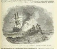 An illustration from Tales of Shipwrecks and Adventures at Sea: ... with celebrated voyages, amusing tales ... and ... anecdotes. Illustrated with ... engravings ... Edited by J. L. No. 1-59 (1846)