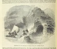 An illustration from Tales of Shipwrecks and Adventures at Sea: ... with celebrated voyages, amusing tales ... and ... anecdotes. Illustrated with ... engravings ... Edited by J. L. No. 1-59 (1846)