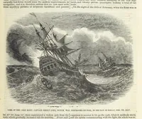 An illustration from Tales of Shipwrecks and Adventures at Sea: ... with celebrated voyages, amusing tales ... and ... anecdotes. Illustrated with ... engravings ... Edited by J. L. No. 1-59 (1846)