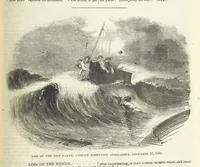 An illustration from Tales of Shipwrecks and Adventures at Sea: ... with celebrated voyages, amusing tales ... and ... anecdotes. Illustrated with ... engravings ... Edited by J. L. No. 1-59 (1846)