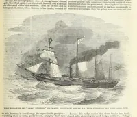 An illustration from Tales of Shipwrecks and Adventures at Sea: ... with celebrated voyages, amusing tales ... and ... anecdotes. Illustrated with ... engravings ... Edited by J. L. No. 1-59 (1846)