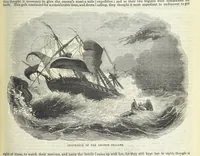 An illustration from Tales of Shipwrecks and Adventures at Sea: ... with celebrated voyages, amusing tales ... and ... anecdotes. Illustrated with ... engravings ... Edited by J. L. No. 1-59 (1846)