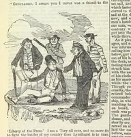 An illustration from Tales of Shipwrecks and Adventures at Sea: ... with celebrated voyages, amusing tales ... and ... anecdotes. Illustrated with ... engravings ... Edited by J. L. No. 1-59 (1846)