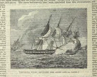 An illustration from Tales of Shipwrecks and Adventures at Sea: ... with celebrated voyages, amusing tales ... and ... anecdotes. Illustrated with ... engravings ... Edited by J. L. No. 1-59 (1846)