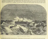 An illustration from Tales of Shipwrecks and Adventures at Sea: ... with celebrated voyages, amusing tales ... and ... anecdotes. Illustrated with ... engravings ... Edited by J. L. No. 1-59 (1846)