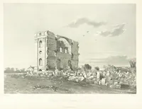 An illustration from Route from Liverpool to Great Salt Lake Valley illustrated ... from sketches ... by Frederick Piercy, and containing a map of the overland portion of the journey. Edited by J. Linforth. [With plates, including portraits (1855)