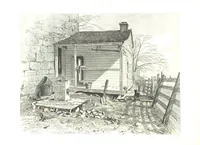An illustration from Route from Liverpool to Great Salt Lake Valley illustrated ... from sketches ... by Frederick Piercy, and containing a map of the overland portion of the journey. Edited by J. Linforth. [With plates, including portraits (1855)