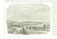 An illustration from Route from Liverpool to Great Salt Lake Valley illustrated ... from sketches ... by Frederick Piercy, and containing a map of the overland portion of the journey. Edited by J. Linforth. [With plates, including portraits (1855)