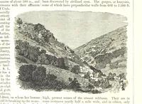 An illustration from Route from Liverpool to Great Salt Lake Valley illustrated ... from sketches ... by Frederick Piercy, and containing a map of the overland portion of the journey. Edited by J. Linforth. [With plates, including portraits (1855)