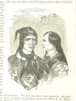 An illustration from Route from Liverpool to Great Salt Lake Valley illustrated ... from sketches ... by Frederick Piercy, and containing a map of the overland portion of the journey. Edited by J. Linforth. [With plates, including portraits (1855)