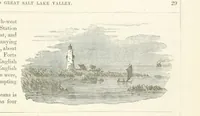 An illustration from Route from Liverpool to Great Salt Lake Valley illustrated ... from sketches ... by Frederick Piercy, and containing a map of the overland portion of the journey. Edited by J. Linforth. [With plates, including portraits (1855)