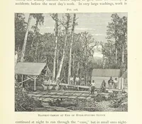 An illustration from Gold: its occurrence and extraction. Embracing the geographical and geological distribution ... of gold-bearing rocks; ... a bibliography of the subject; and a glossary of English and foreign technical terms ... With ... maps, etc (1882)