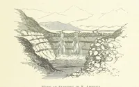 An illustration from Gold: its occurrence and extraction. Embracing the geographical and geological distribution ... of gold-bearing rocks; ... a bibliography of the subject; and a glossary of English and foreign technical terms ... With ... maps, etc (1882)