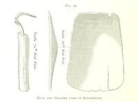 An illustration from Gold: its occurrence and extraction. Embracing the geographical and geological distribution ... of gold-bearing rocks; ... a bibliography of the subject; and a glossary of English and foreign technical terms ... With ... maps, etc (1882)
