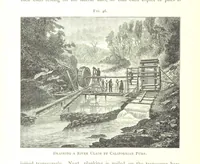 An illustration from Gold: its occurrence and extraction. Embracing the geographical and geological distribution ... of gold-bearing rocks; ... a bibliography of the subject; and a glossary of English and foreign technical terms ... With ... maps, etc (1882)