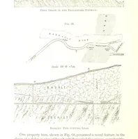 An illustration from Gold: its occurrence and extraction. Embracing the geographical and geological distribution ... of gold-bearing rocks; ... a bibliography of the subject; and a glossary of English and foreign technical terms ... With ... maps, etc (1882)