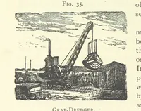 An illustration from Practical Gold-Mining: a comprehensive treatise on ... gold-bearing gravels, rocks and ores, and the methods by which the gold is extracted ... With ... plates, etc. [With a bibliography (1889)
