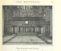 An illustration from A Guide to the Guildhall of the City of London. Together with a short account of its historic associations, and the municipal work carried on therein ... Compiled by John James Baddeley (1898)
