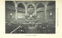 An illustration from A Guide to the Guildhall of the City of London. Together with a short account of its historic associations, and the municipal work carried on therein ... Compiled by John James Baddeley (1898)