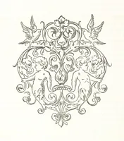 An illustration from A Description of the Westminster Tobacco Box ... Compiled by [John E. Smith, for] the Overseers for 1887, etc. (Pt. I. A reproduction of the ... account, engravings ... published in ... 1824; Pt. II. Notes on the office of Overseer; extracts from the accounts of the overseers ... 1561-1590; ... copies of the inscriptions ... & ornaments ... to 1887, etc.) (1887)