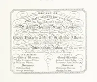 Picture 55 of 103 from A Description of the Westminster Tobacco Box ... Compiled by [John E. Smith, for] the Overseers for 1887, etc. (Pt. I. A reproduction of the ... account, engravings ... published in ... 1824; Pt. II. Notes on the office of Overseer; extracts from the accounts of the overseers ... 1561-1590; ... copies of the inscriptions ... & ornaments ... to 1887, etc.) (1887), leaf 147