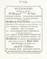 An illustration from A Description of the Westminster Tobacco Box ... Compiled by [John E. Smith, for] the Overseers for 1887, etc. (Pt. I. A reproduction of the ... account, engravings ... published in ... 1824; Pt. II. Notes on the office of Overseer; extracts from the accounts of the overseers ... 1561-1590; ... copies of the inscriptions ... & ornaments ... to 1887, etc.) (1887)