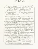 Picture 63 of 103 from A Description of the Westminster Tobacco Box ... Compiled by [John E. Smith, for] the Overseers for 1887, etc. (Pt. I. A reproduction of the ... account, engravings ... published in ... 1824; Pt. II. Notes on the office of Overseer; extracts from the accounts of the overseers ... 1561-1590; ... copies of the inscriptions ... & ornaments ... to 1887, etc.) (1887), leaf 157