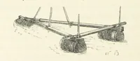 An illustration from Shifts and Expedients of Camp Life, Travels, etc (1871)