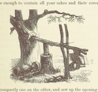 An illustration from Shifts and Expedients of Camp Life, Travels, etc (1871)