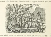 An illustration from Shifts and Expedients of Camp Life, Travels, etc (1871)