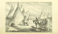 An illustration from Shifts and Expedients of Camp Life, Travels, etc (1871)