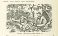 An illustration from Shifts and Expedients of Camp Life, Travels, etc (1871)