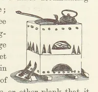 An illustration from Shifts and Expedients of Camp Life, Travels, etc (1871)