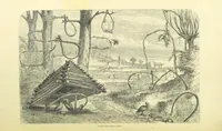 An illustration from Shifts and Expedients of Camp Life, Travels, etc (1871)