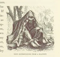An illustration from Shifts and Expedients of Camp Life, Travels, etc (1871)