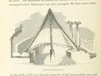 An illustration from Shifts and Expedients of Camp Life, Travels, etc (1871)