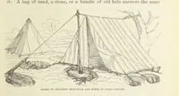 An illustration from Shifts and Expedients of Camp Life, Travels, etc (1871)