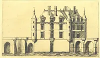 An illustration from Archives Royales de Chenonceau. Lettres et Devis de P. de l'Orme, et autres pièces relatives à la construction du Château de Chenonceau, publiés pour la première fois ... par ... C. Chevalier (1864)